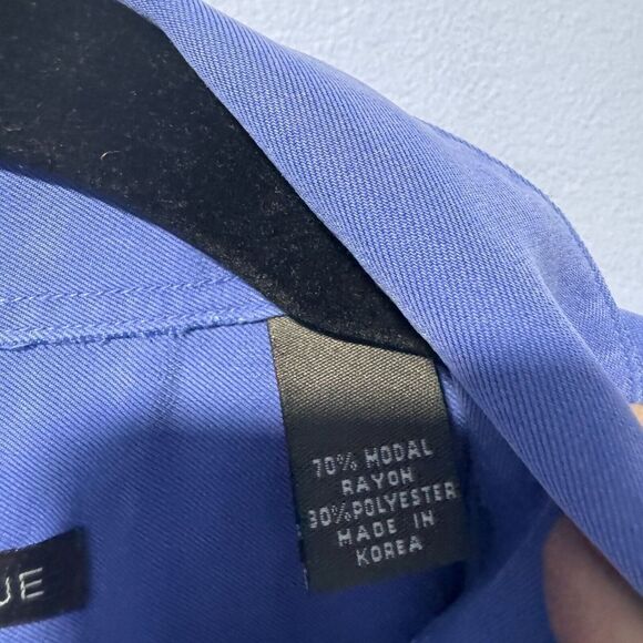 Saks Fifth Avenue‎ modal blend blue mens size large button down shirt - Picture 4 of 4